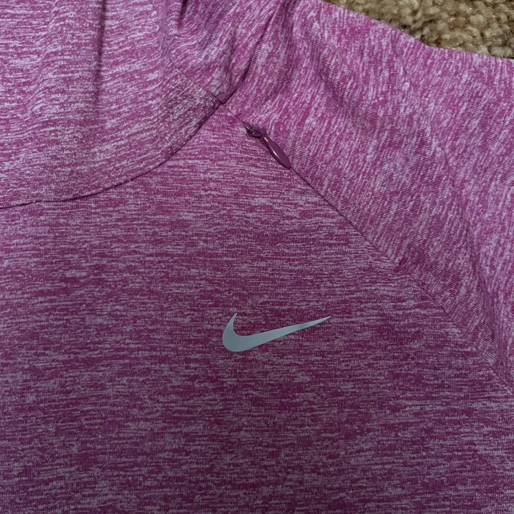 Nike Purple Long Sleeve Hoodie Dri-Fit - Picture 3 of 5